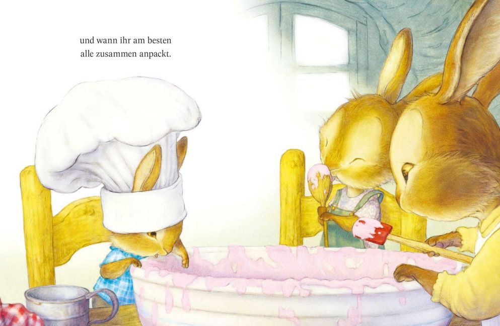 Häschen in der Mitte Liebevolles Geschwisterbuch vom Autor "Der kleinen Rittereule" ab 4 Jahren von Christopher Denise  und Anika Aldamuy Denise