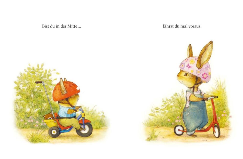 Häschen in der Mitte Liebevolles Geschwisterbuch vom Autor "Der kleinen Rittereule" ab 4 Jahren von Christopher Denise  und Anika Aldamuy Denise