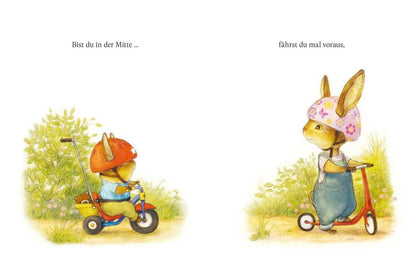 Häschen in der Mitte Liebevolles Geschwisterbuch vom Autor "Der kleinen Rittereule" ab 4 Jahren von Christopher Denise  und Anika Aldamuy Denise