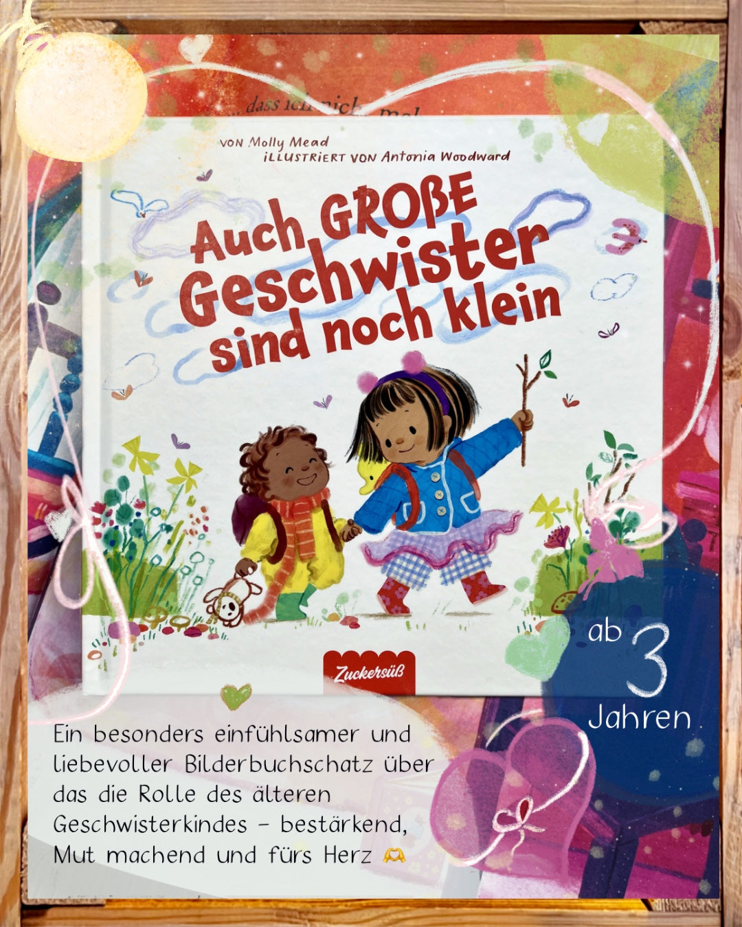 Auch große Geschwister sind noch klein I Bilderbuch ab 3 für Geschwister