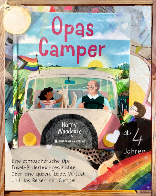 Opas Camper – Bilderbuch ab 4 Jahren mit queeren Großeltern