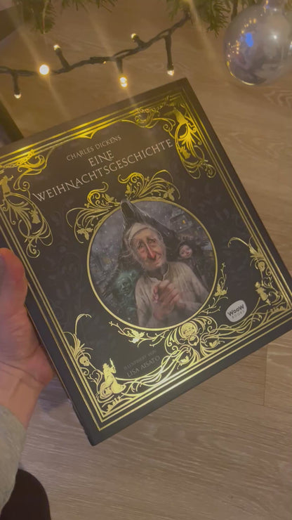 Eine Weihnachtsgeschichte von besonderes Weihnachtsgeschenk Charles Dickens und Lisa Aisato