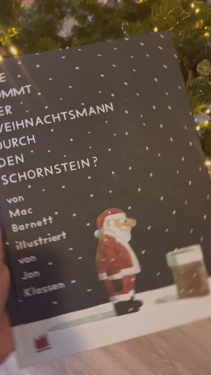 Bilderbuchtipp Weihnachten Wie kommt der Weihnachtsmann durch den Schornstein? von Mac Barnett und Jon Klassen